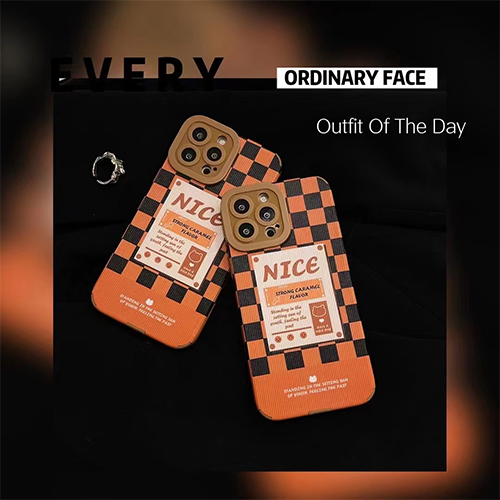 라벨 패턴 폰 케이스